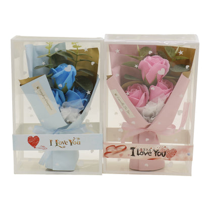 Three Rose Artificial Bouquet Gift VT5111-16 (1 PACK )