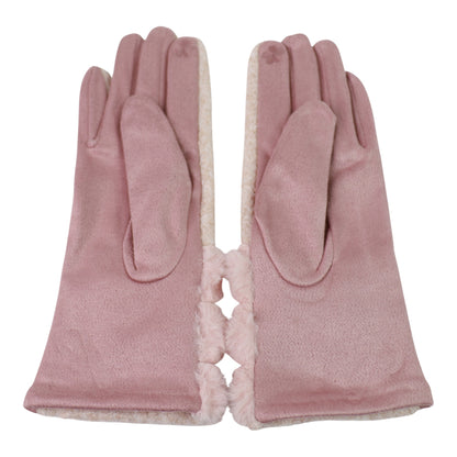 Women's Fur Gloves GL196.. (12PAIR)