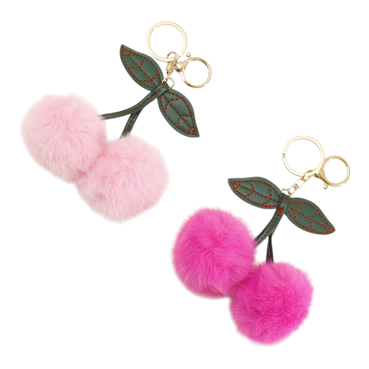 Pom Pom Cherry Key Chain JK6902-5 (12PC)