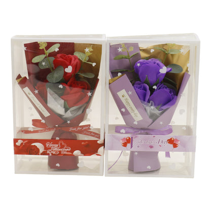 Three Rose Artificial Bouquet Gift VT5111-16 (1 PACK )