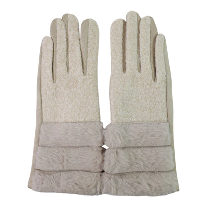 Women's Fur Gloves GL196. (12PAIR)