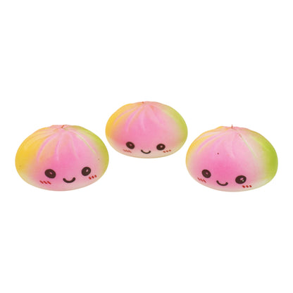 Rainbow Soft Slime Filled Squishy Dumpling JT6512-15 (12PC)