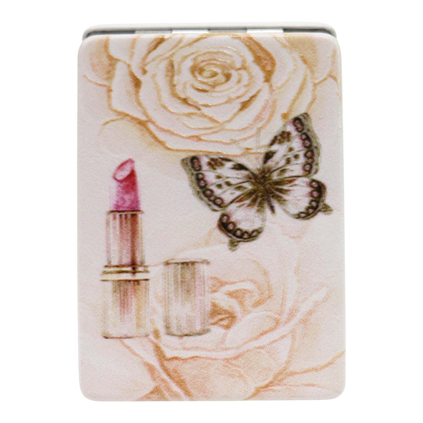 Butterfly Floral Beauty Makeup Compact Mirror JM5921-6 (12PC)