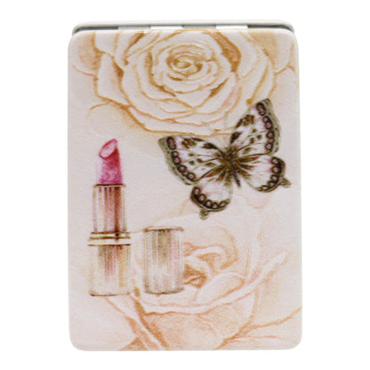 Butterfly Floral Beauty Makeup Compact Mirror JM5921-6 (12PC)