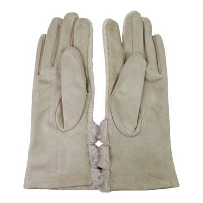 Women's Fur Gloves GL196.. (12PAIR)