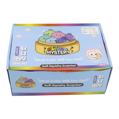 Mini Sugar Glittered Squishy Dumpling With Steamer JT6428-6 (24PC)
