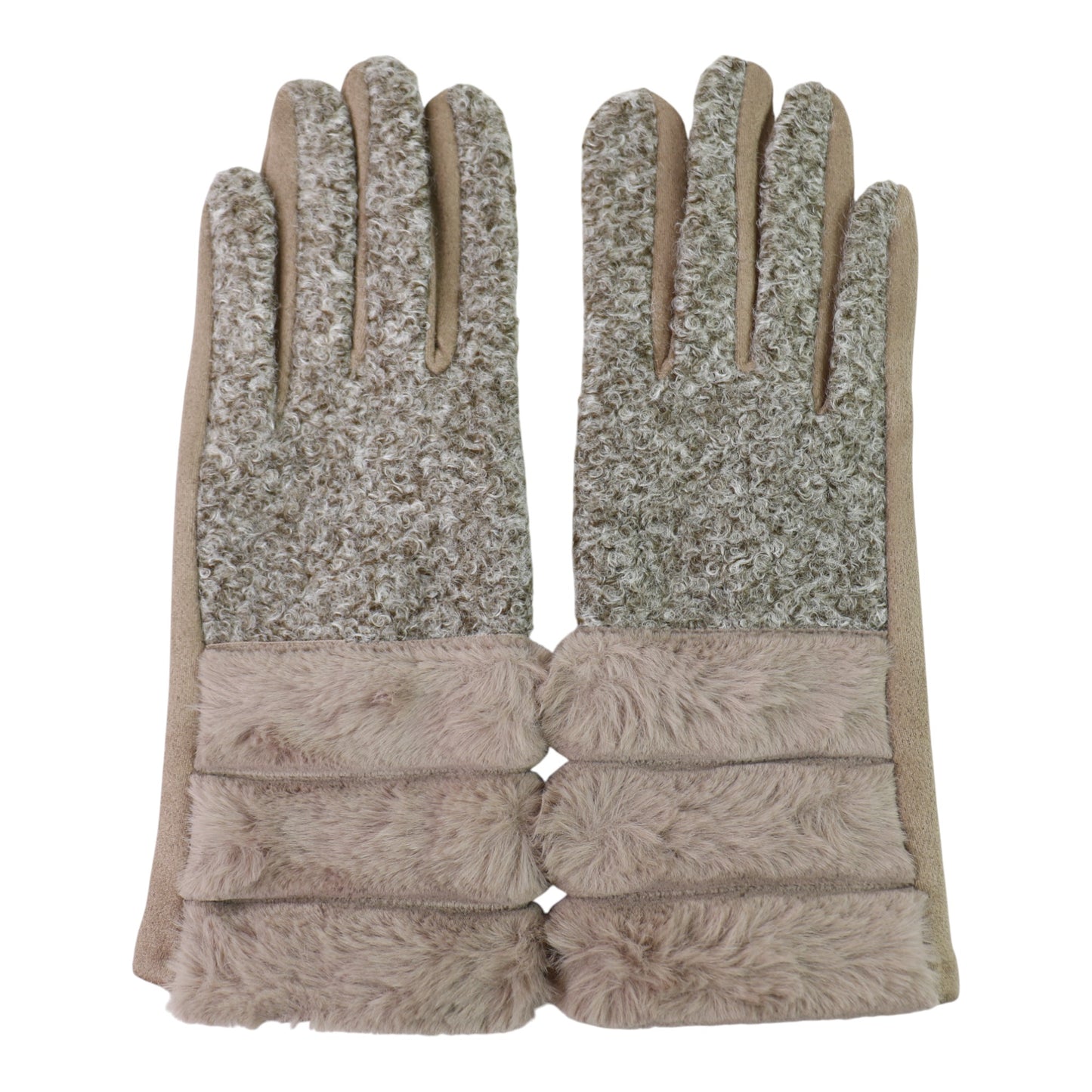 Women's Fur Gloves GL196. (12PAIR)