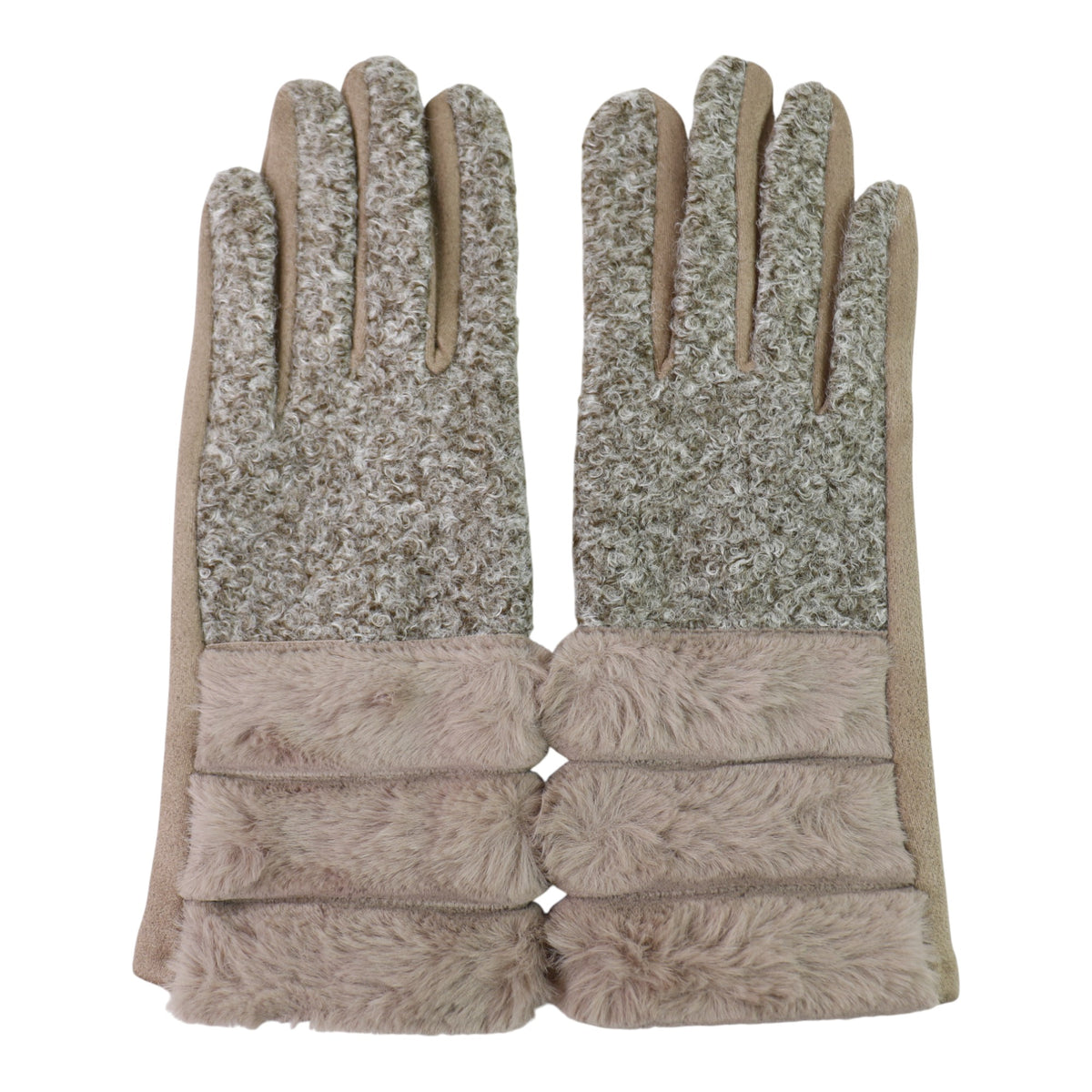 Women's Fur Gloves GL196.. (12PAIR)