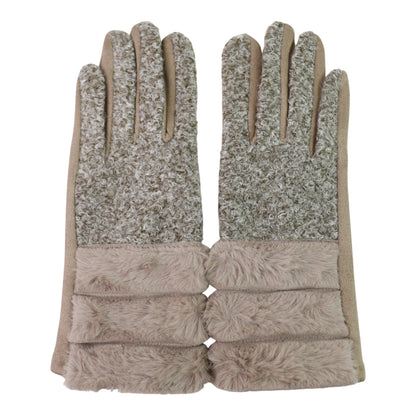 Women's Fur Gloves GL196.. (12PAIR)