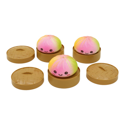 Rainbow Soft Slime Filled Squishy Dumpling JT6512-15 (12PC)