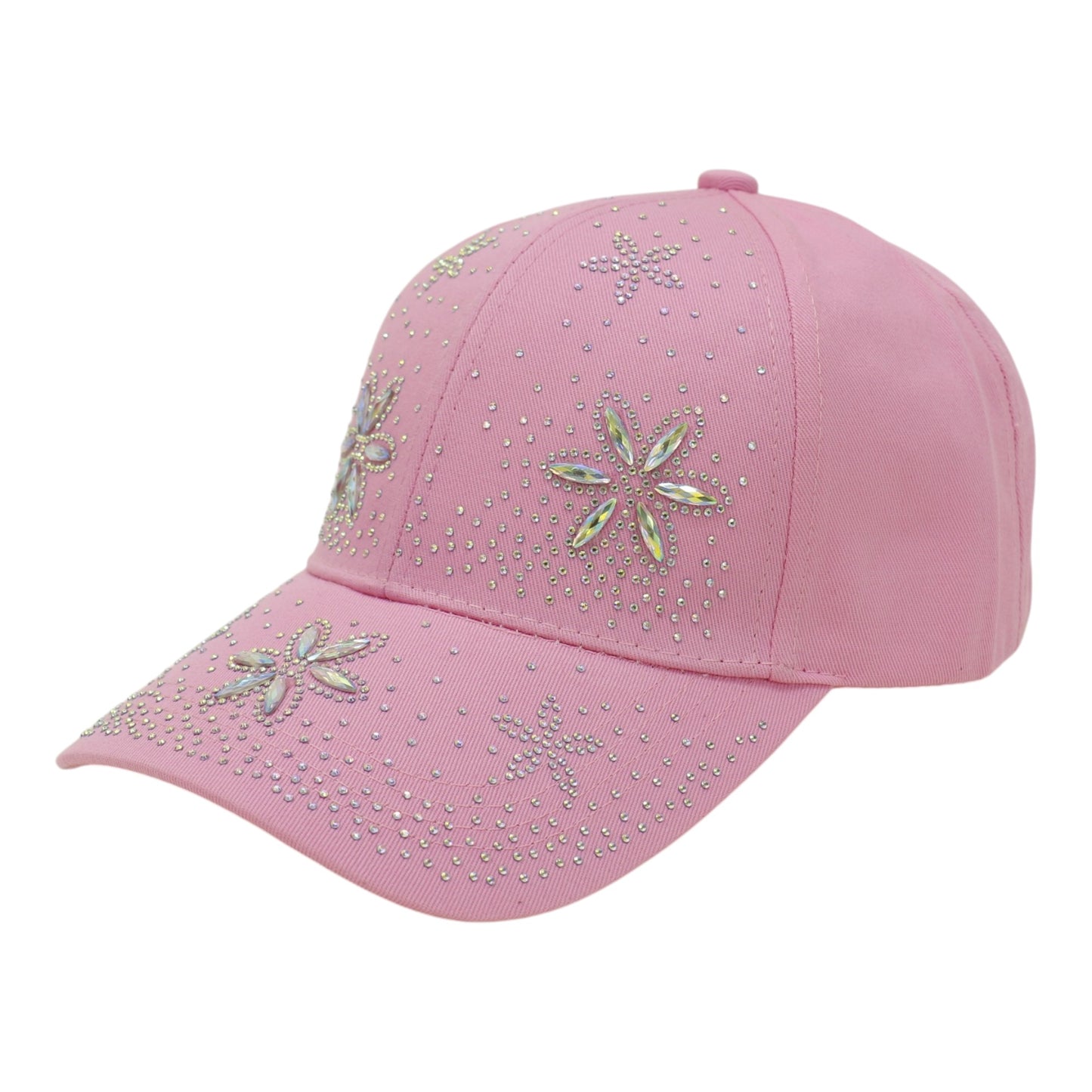 Women's Billing  Rhinestone Studded CAP HA6323-35 (12PC)