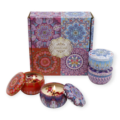 Bohemia 4pcs Fragrance Scented Candle SS51113-23 (3Pack)