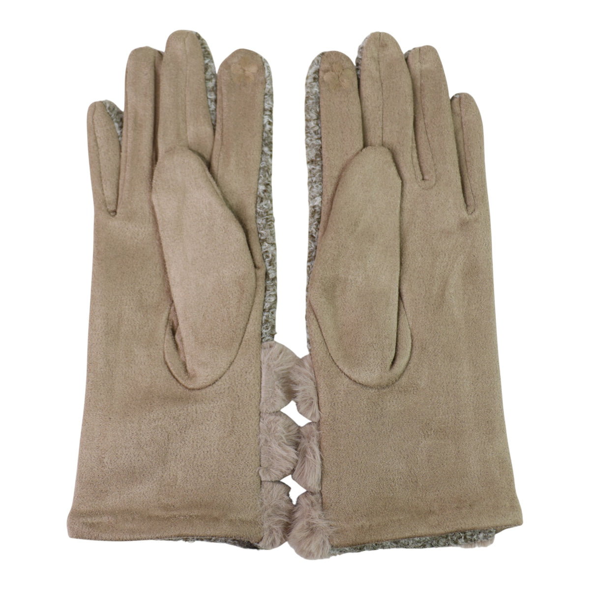 Women's Fur Gloves GL196.. (12PAIR)