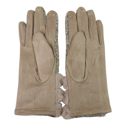 Women's Fur Gloves GL196.. (12PAIR)