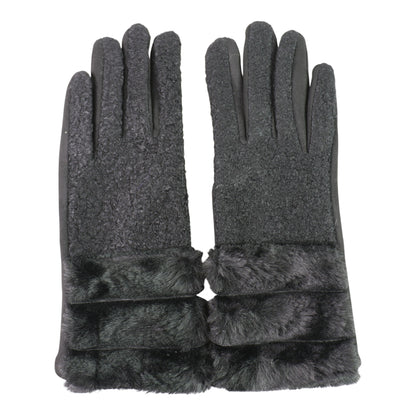 Women's Fur Gloves GL196.. (12PAIR)
