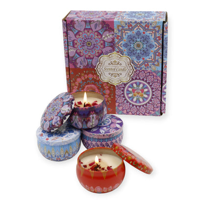 Bohemia 4pcs Fragrance Scented Candle SS51113-23 (3Pack)