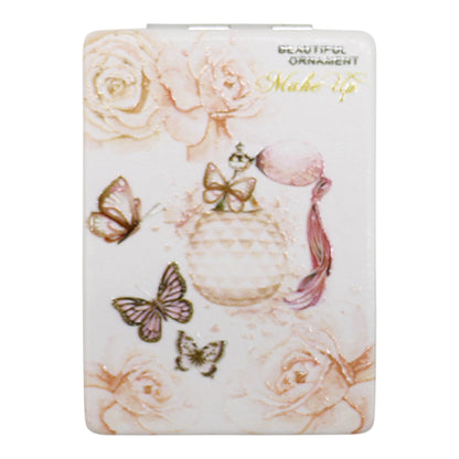Butterfly Floral Beauty Makeup Compact Mirror JM5921-6 (12PC)