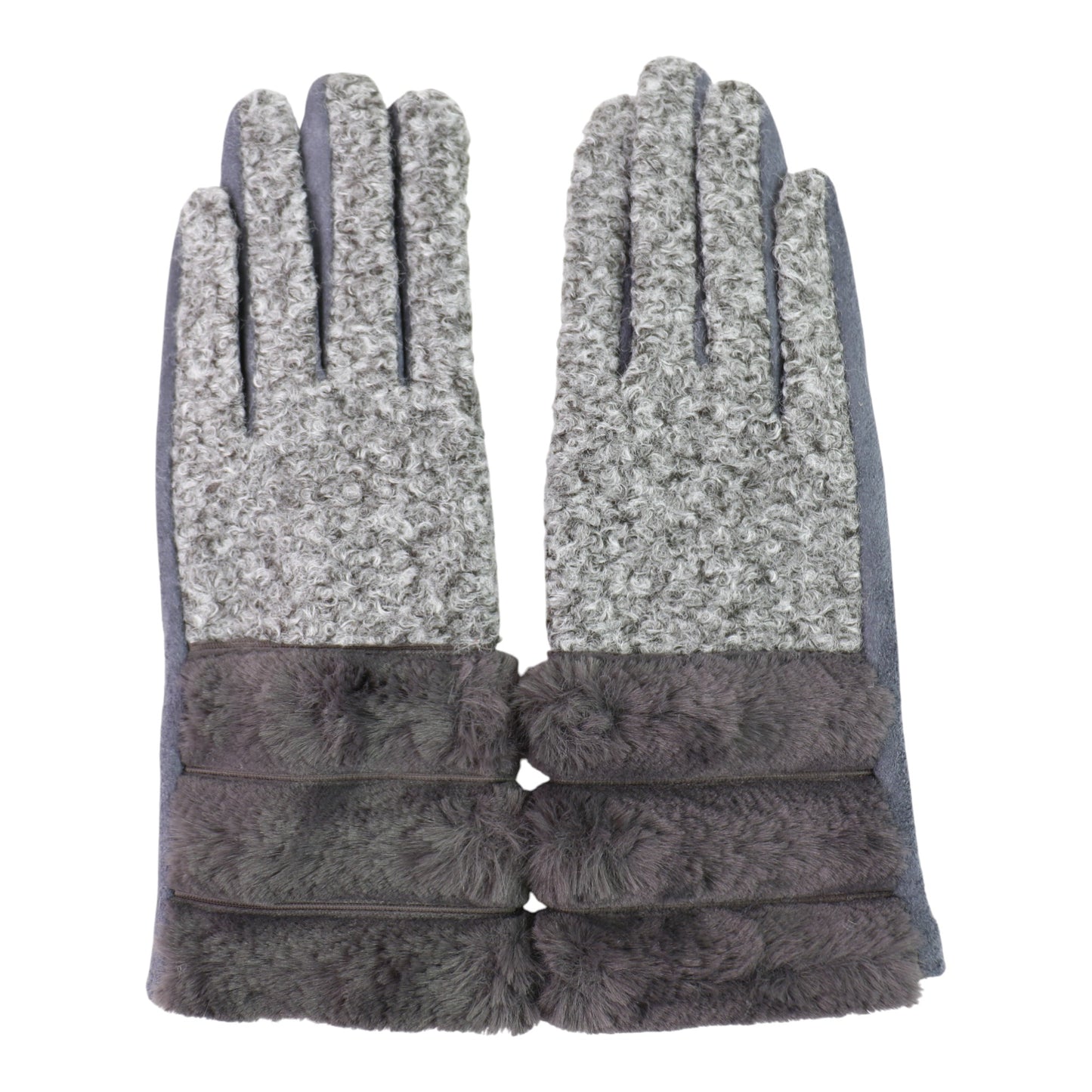 Women's Fur Gloves GL196. (12PAIR)