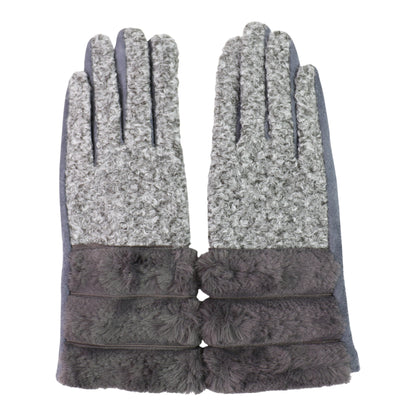 Women's Fur Gloves GL196. (12PAIR)