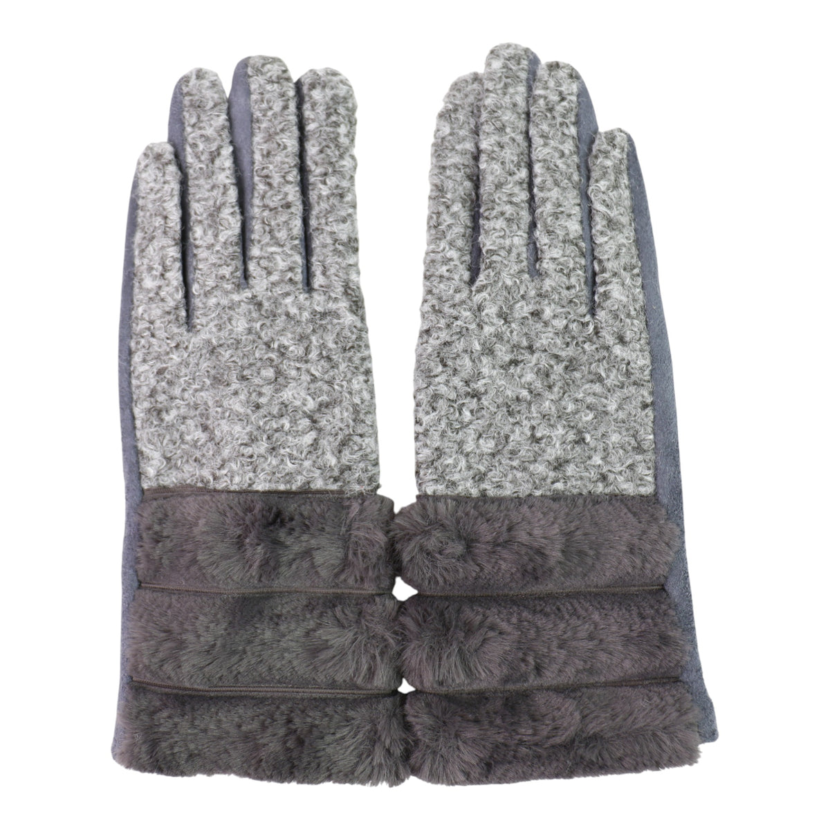 Women's Fur Gloves GL196.. (12PAIR)