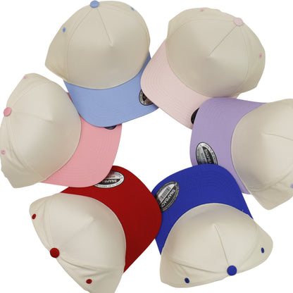 TC Tencel 2-Tone 5 Panel Hat HA1422(3PC)