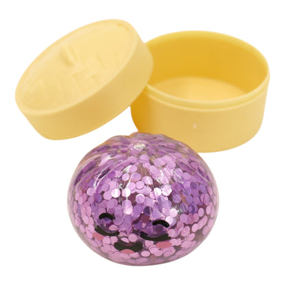 Mini Sugar Glittered Squishy Dumpling With Steamer JT6428-6 (24PC)