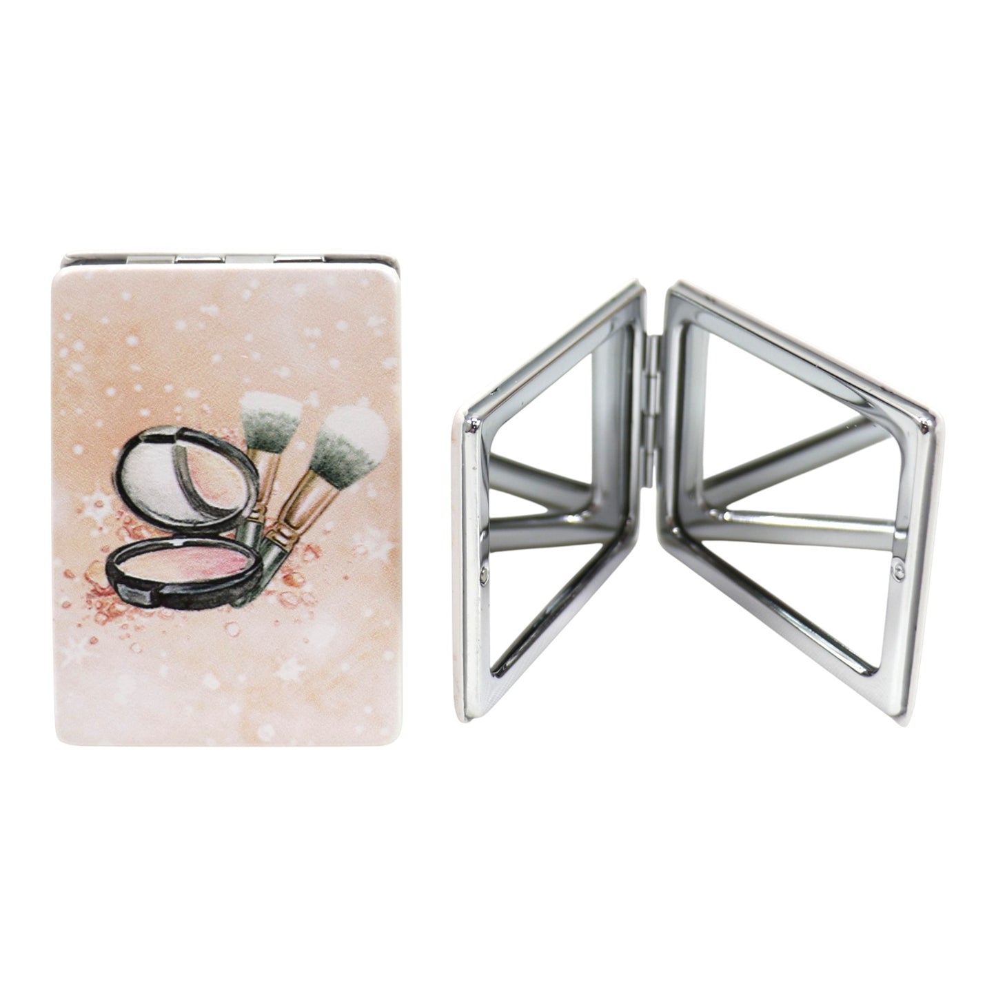 Butterfly Floral Beauty Makeup Compact Mirror JM5921-6 (12PC)