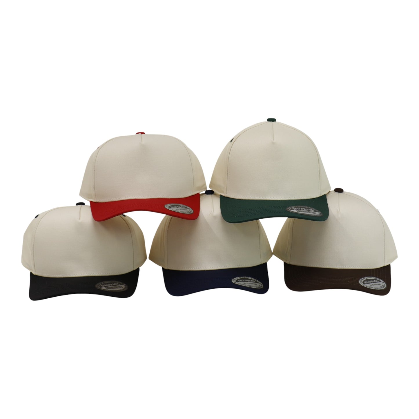 TC Tencel 2-Tone 5 Panel Hat HA1422(3PC)