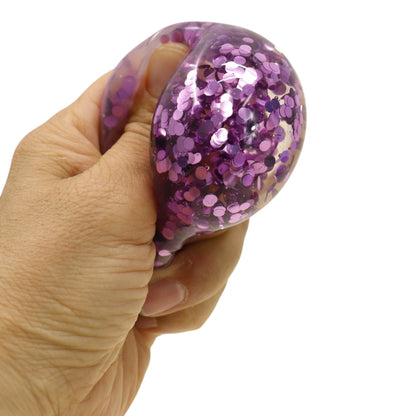 Mini Sugar Glittered Squishy Dumpling With Steamer JT6428-6 (24PC)