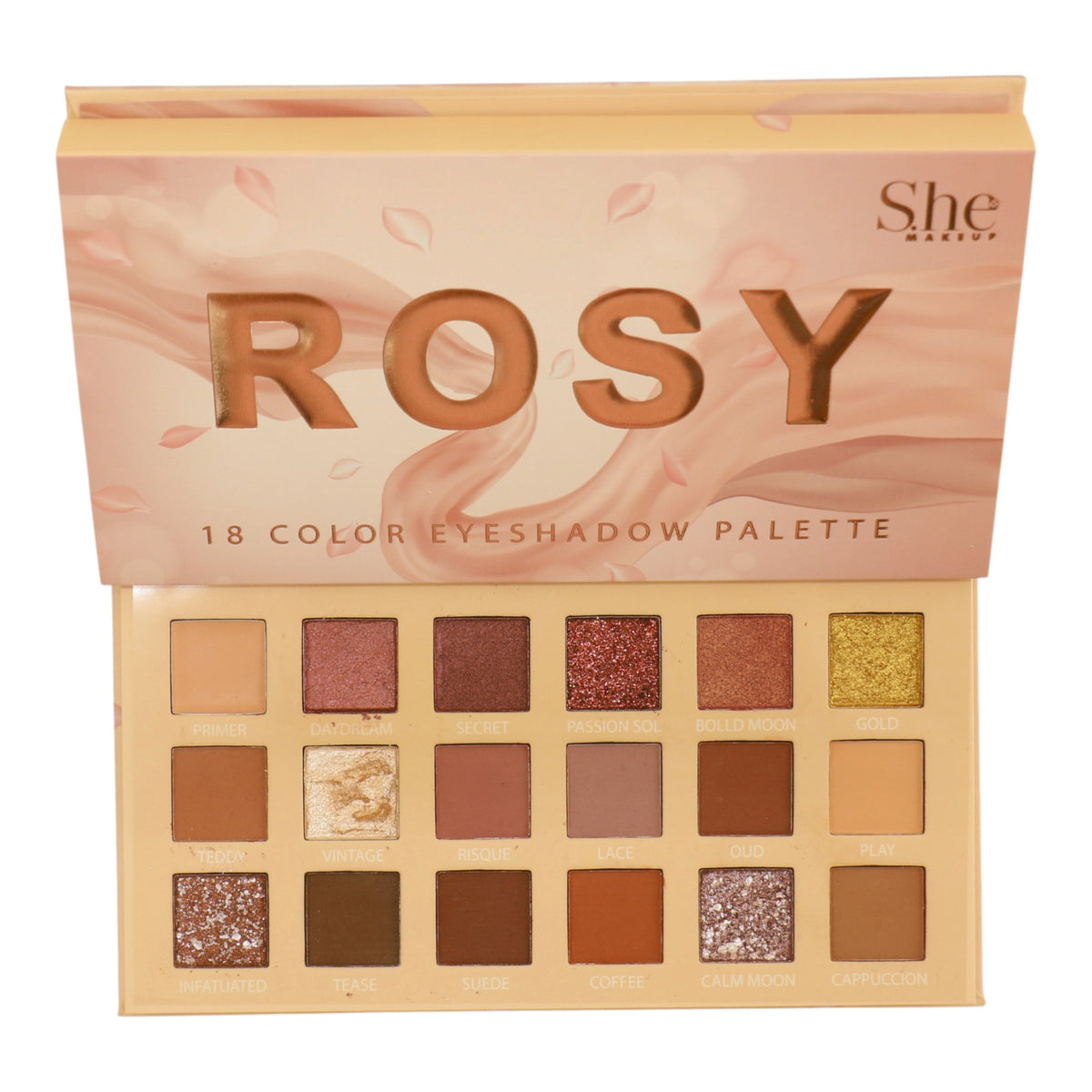 S. He 18 Color Eyeshadow Palette SP17 (6PK)