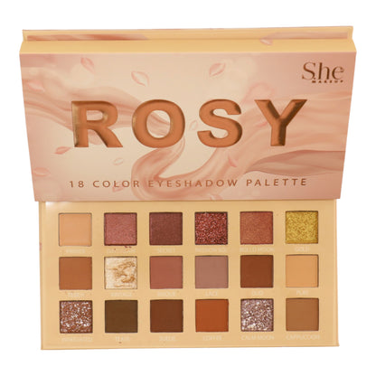 S. He 18 Color Eyeshadow Palette SP17 (6PK)