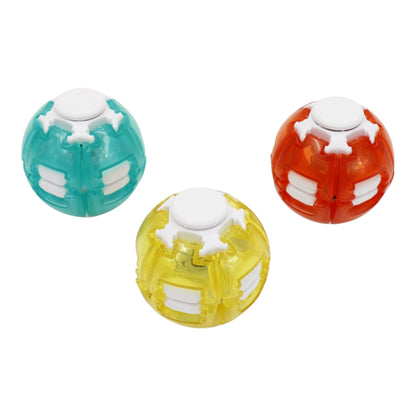 Press Spin Glowing 3D Fingertip Spinner Stress Relief Rotating Light Up Toy QY311 (24PC)