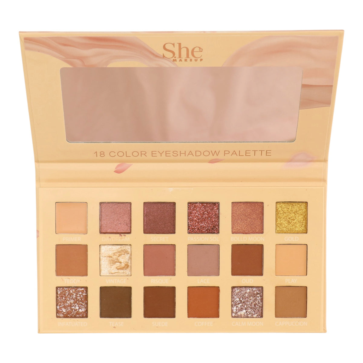 S. He 18 Color Eyeshadow Palette SP17 (6PK)