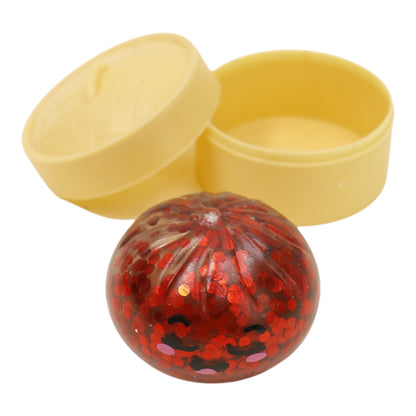 Mini Sugar Glittered Squishy Dumpling With Steamer JT6428-6 (24PC)