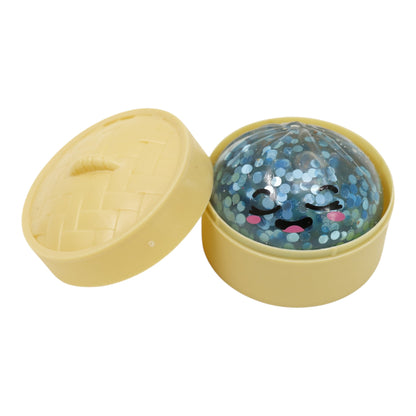 Mini Sugar Glittered Squishy Dumpling With Steamer JT6428-6 (24PC)
