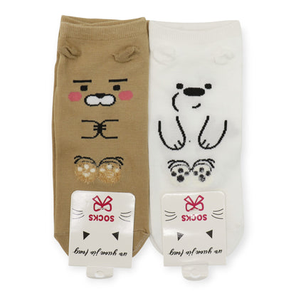 Women's Cute Bear Socks SS3316-70. (12PC)