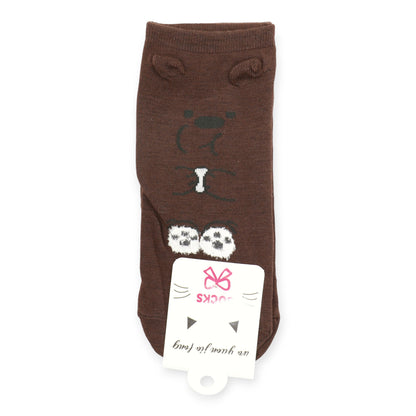 Women's Cute Bear Socks SS3316-70. (12PC)