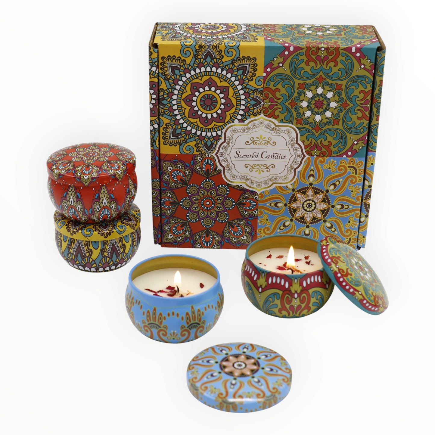 Bohemia 4pcs Fragrance Scented Candle SS51113-16 (3Pack)