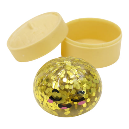 Mini Sugar Glittered Squishy Dumpling With Steamer JT6428-6 (24PC)