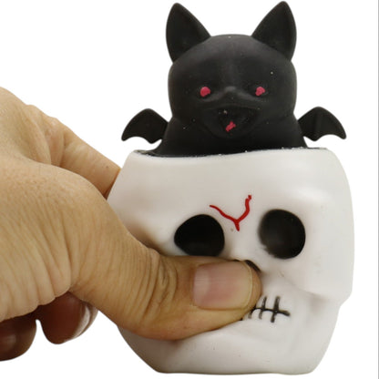 Halloween Skull Squishy Toy JT6803-7 (12PC)