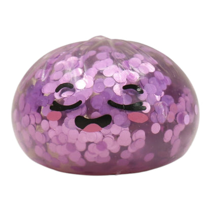 Mini Sugar Glittered Squishy Dumpling With Steamer JT6428-6 (24PC)