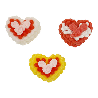 Silicon Heart Cake Squishy Toy JT6518-7 (12PC)