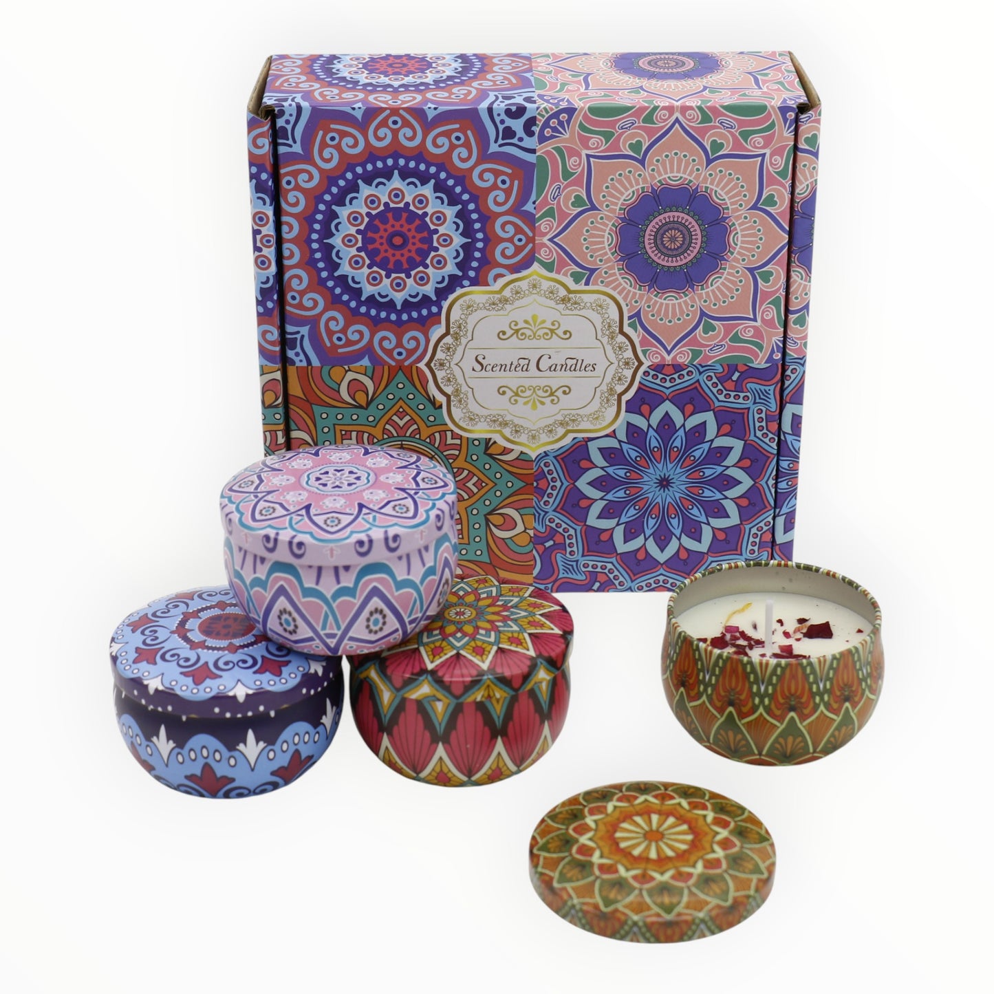 Bohemia 4pcs Fragrance Scented Candle SS51113-24 (3Pack)