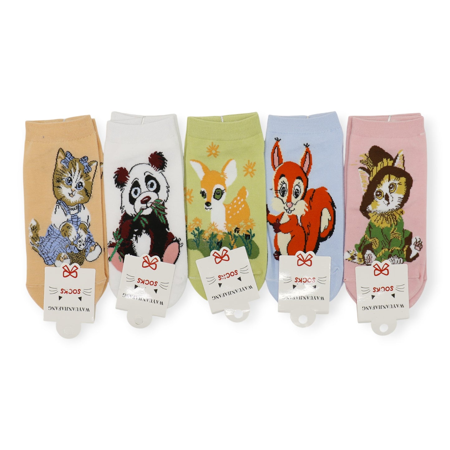 Women's Cute Animal Cartoon Socks SK4116-1. (12PC)