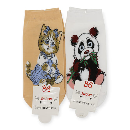 Women's Cute Animal Cartoon Socks SK4116-1. (12PC)