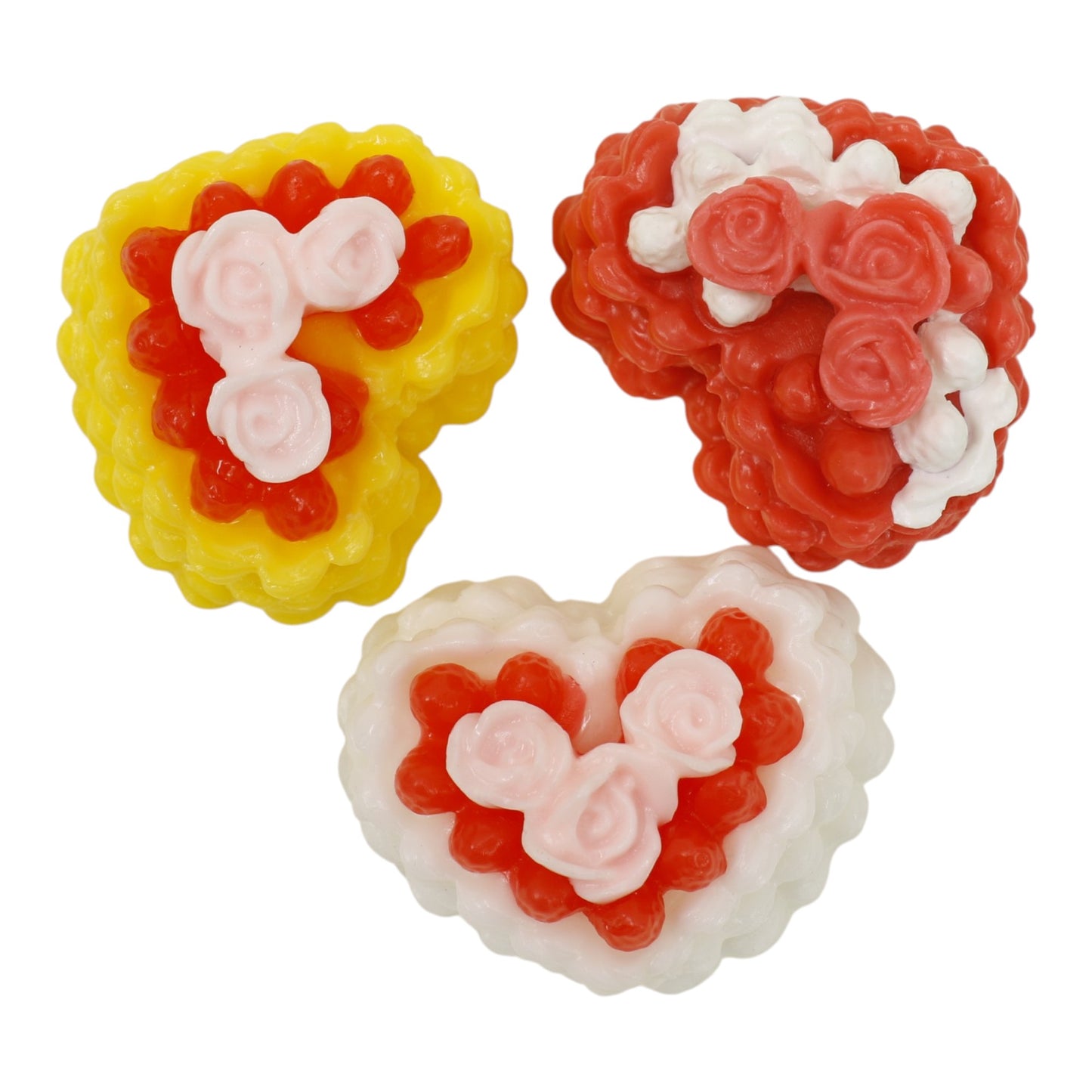 Silicon Heart Cake Squishy Toy JT6518-7 (12PC)