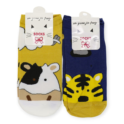 Women's Cute Animal Cartoon Socks SS3208-89.. (12PC)