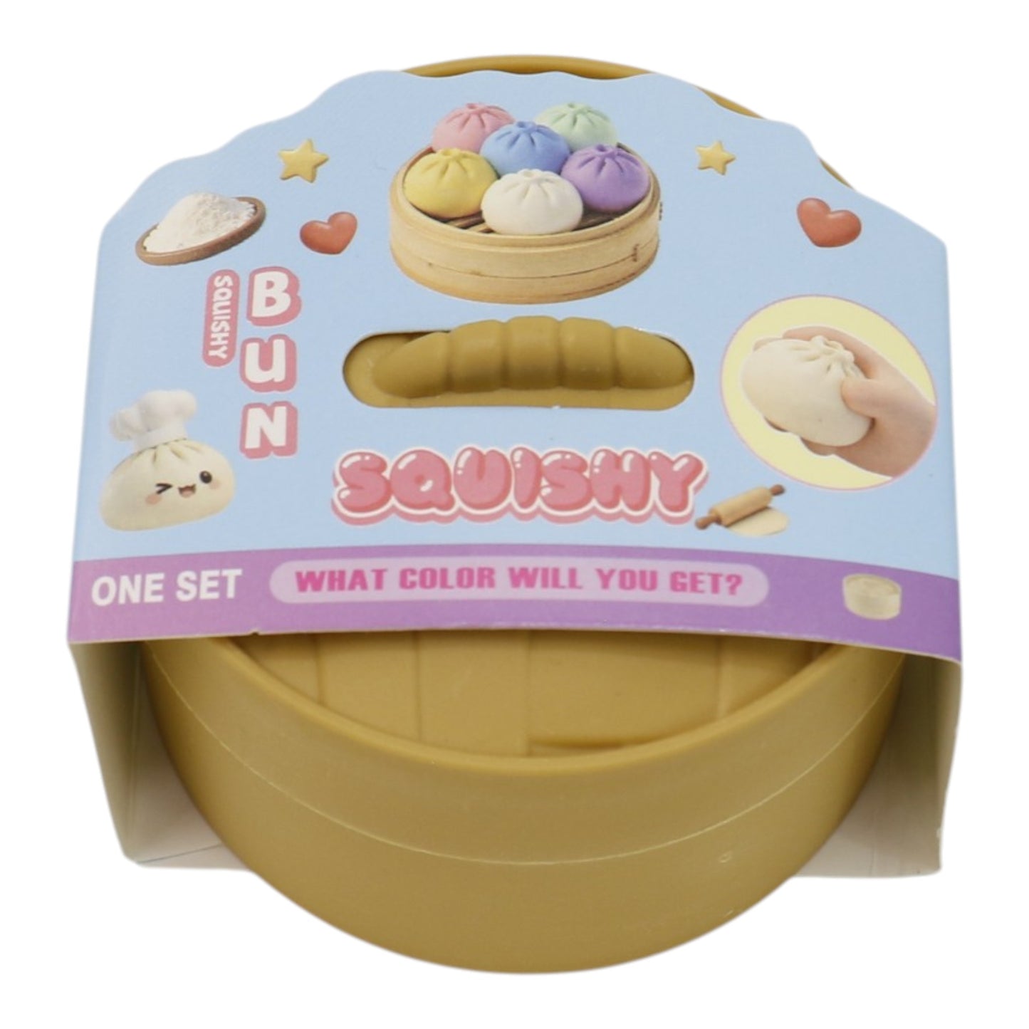 Mini Flour Squishy Dumpling With Steamer SS6510-48 (24PC)