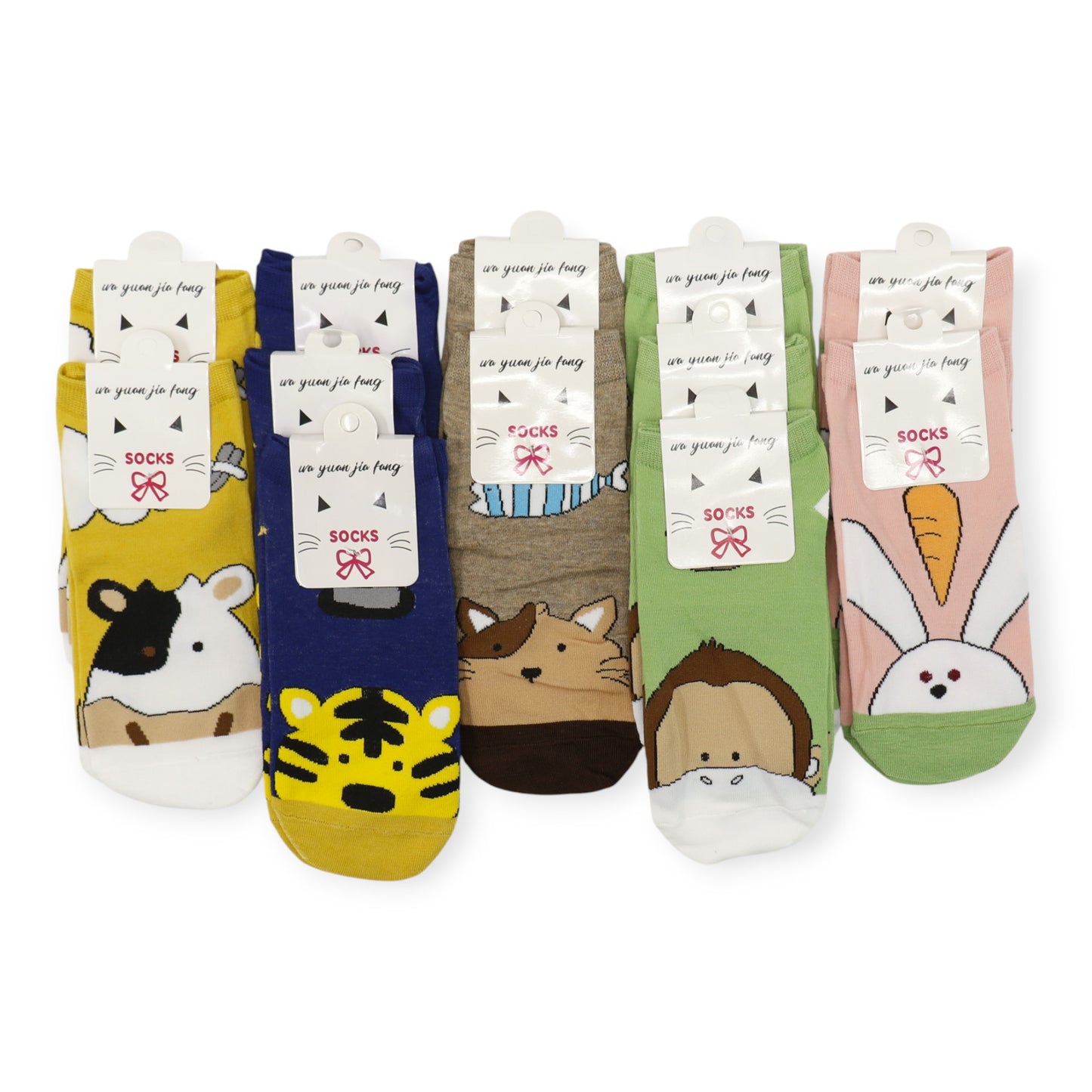 Women's Cute Animal Cartoon Socks SS3208-89.. (12PC)