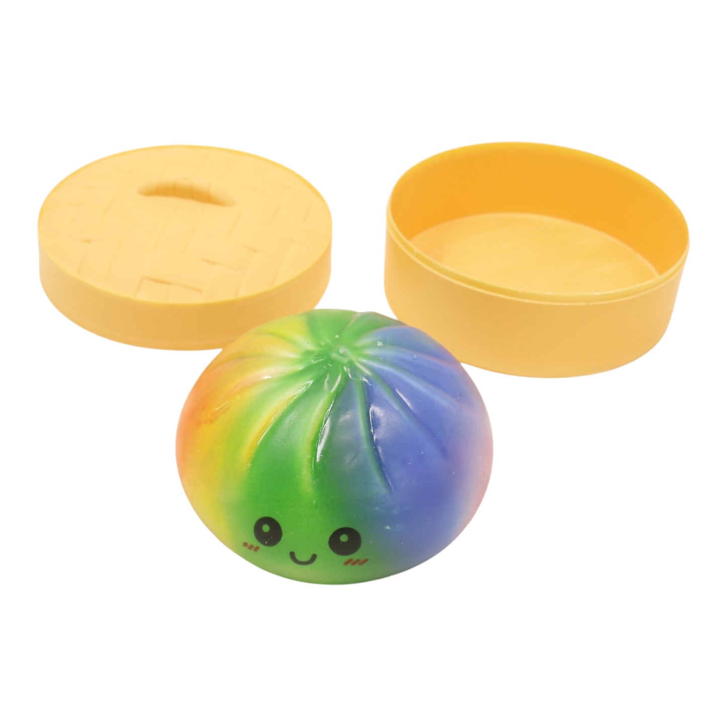 Supper Rainbow Soft Slime Filled Squishy Dumpling TR6511-4 (4PC)